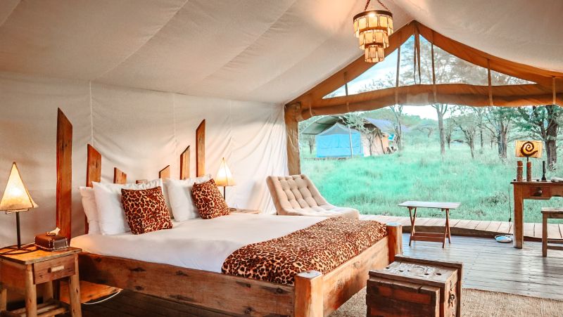 Example of a Tented Camp in Tanzania