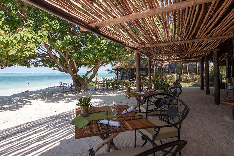 Tropical gardens surrounding Breezes Beach Club & Spa