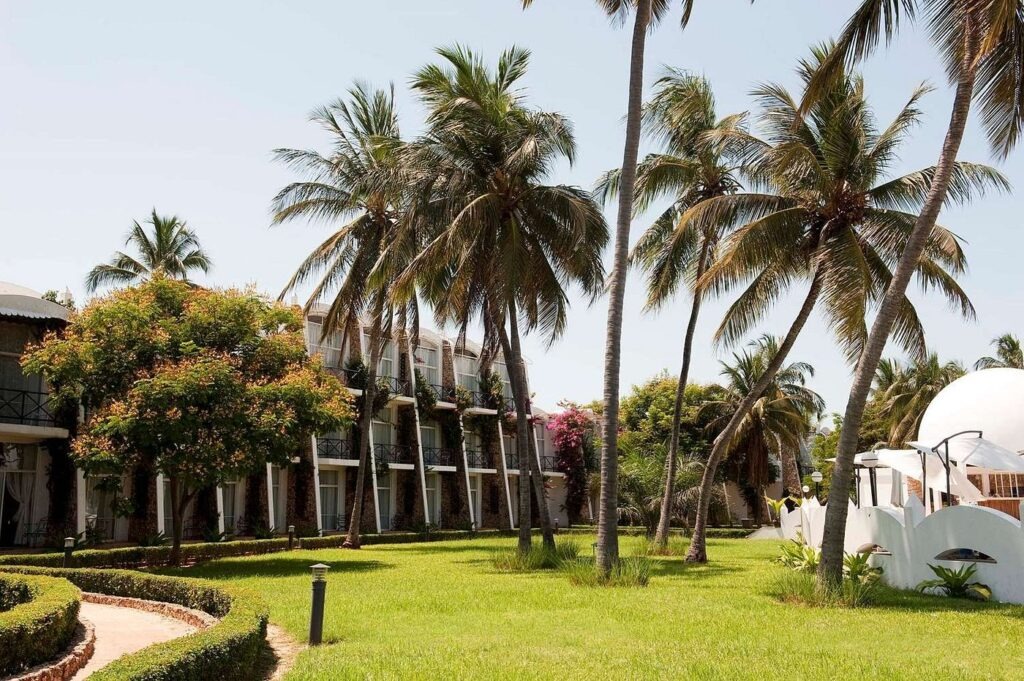Swahili-inspired architecture of Kunduchi Beach Hotel & Resort main building