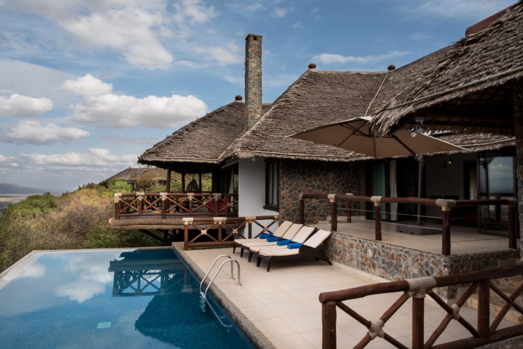 Spa treatment area with natural ambiance at Lake Manyara Kilimamoja Lodge