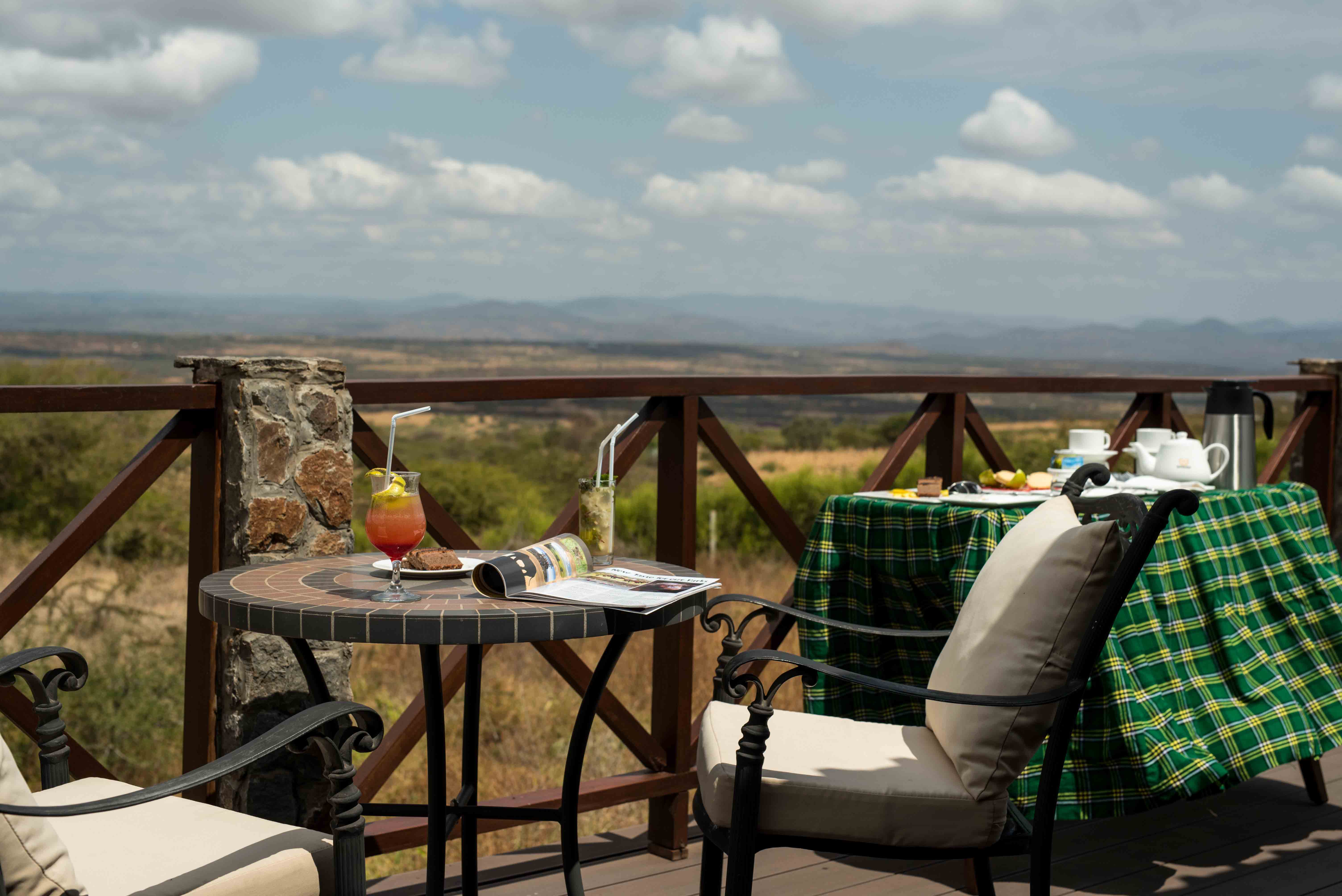 Main lodge building or dining area with panoramic windows at Ngorongoro Oldeani