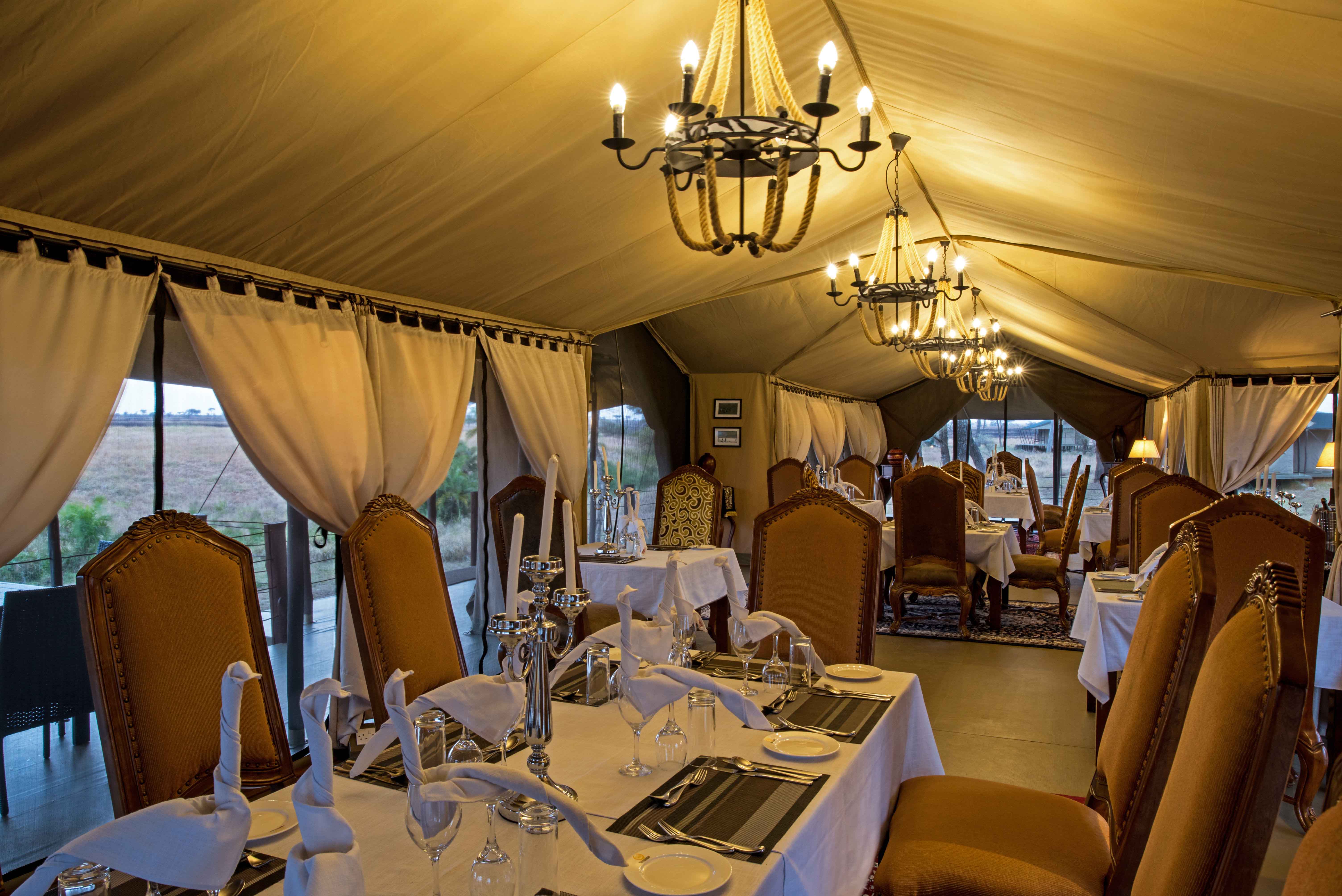 Guests enjoying the serene atmosphere and bush views at Ole Serai Turner Springs