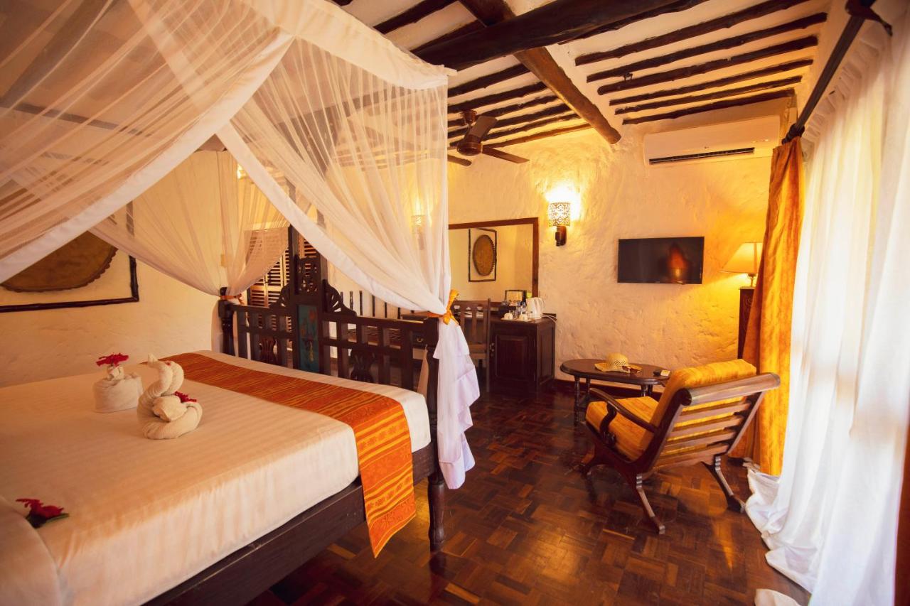 Comfortable room interior at Zanzibar Beach Resort