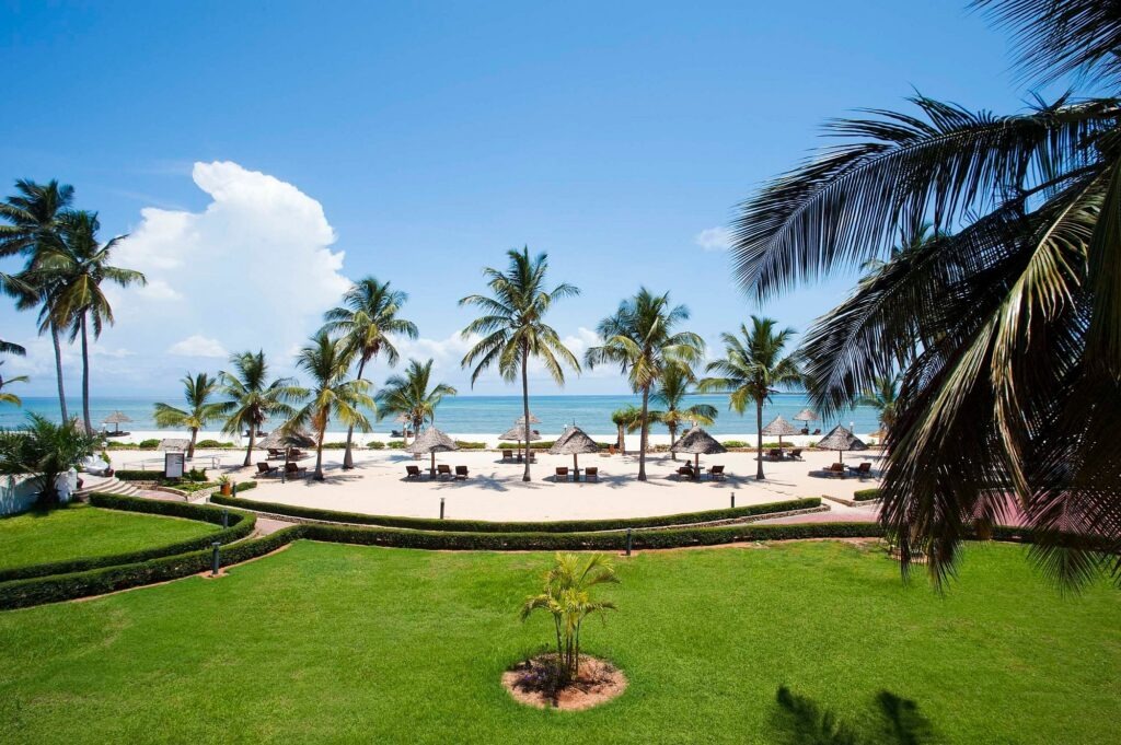 Expansive swimming pool area at Kunduchi Beach Hotel & Resort