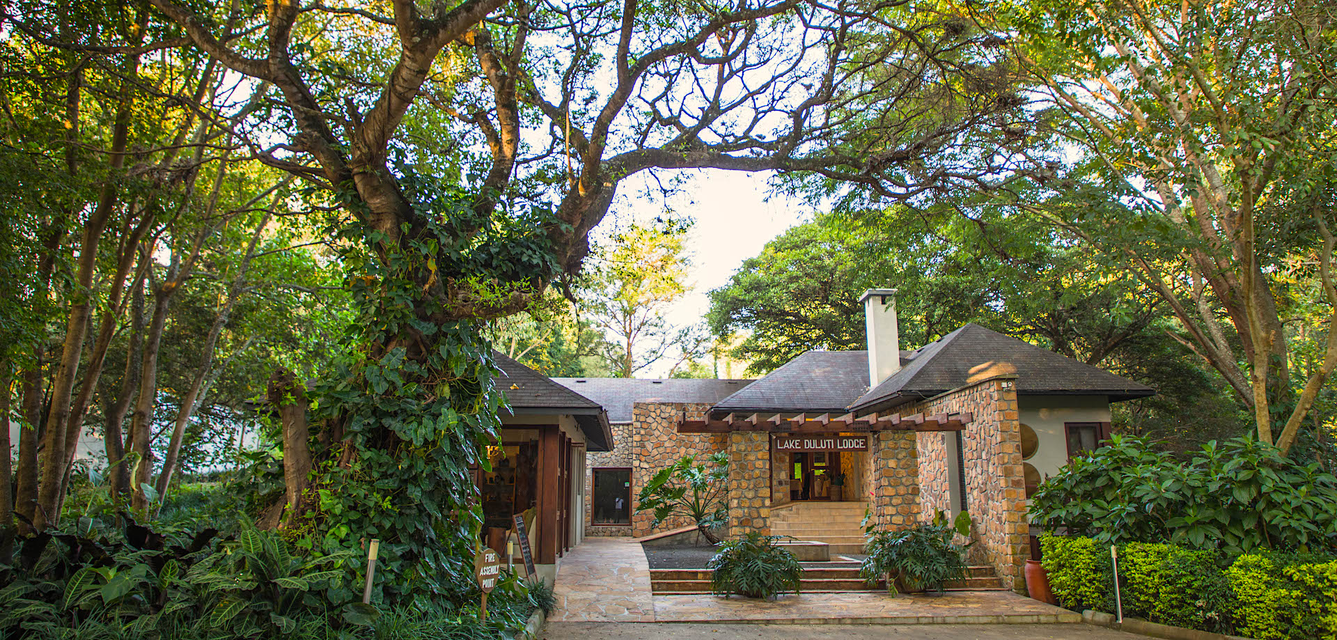 Fine dining experience at Lake Duluti Lodge's restaurant