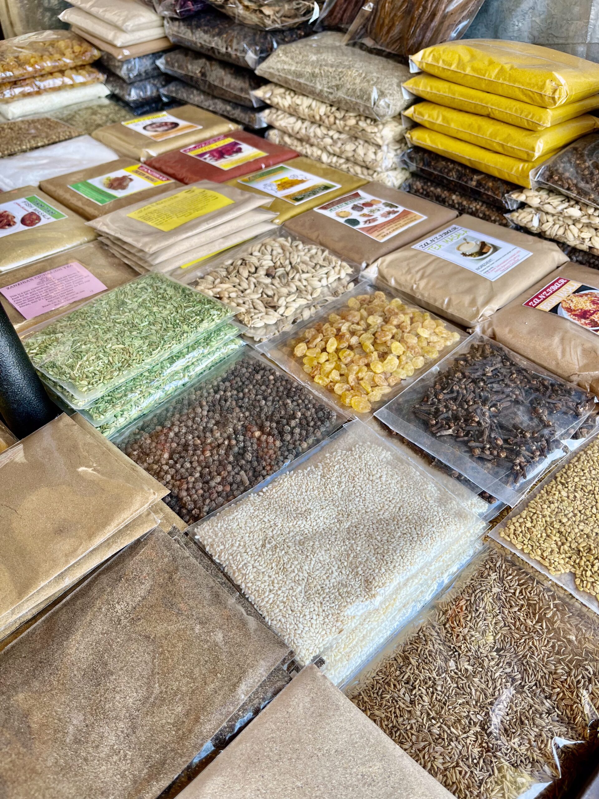Spices at a market